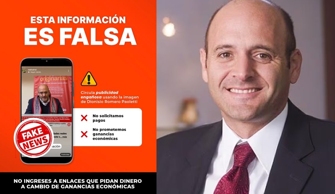 Fundación Romero denuncia suplantación de identidad de Dionisio Romero en plataformas de inversión falsas