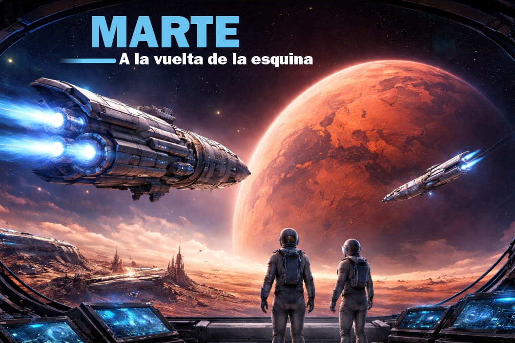 Marte a la vuelta de la esquina