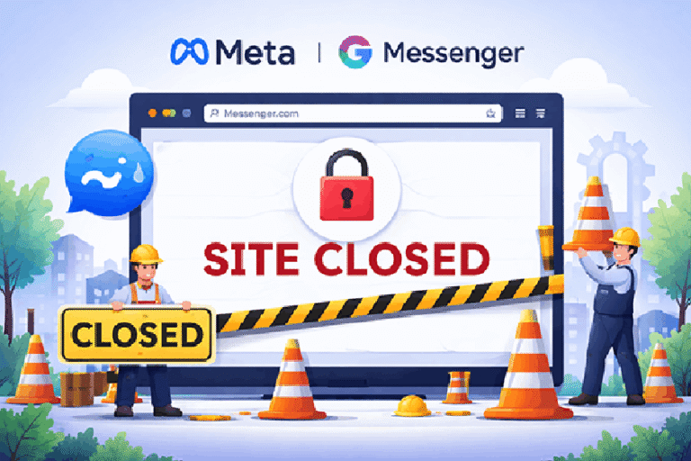 Meta cerrará el sitio web de Messenger (1)