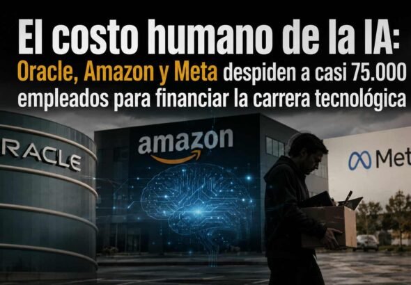 Oracle, Amazon y Meta despiden a casi 75.000 empleados para financiar la carrera tecnológica